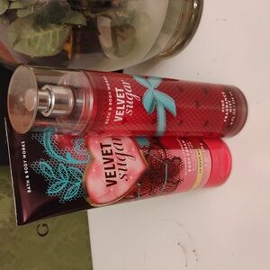 Bath & Body Works Velvet sugar Set